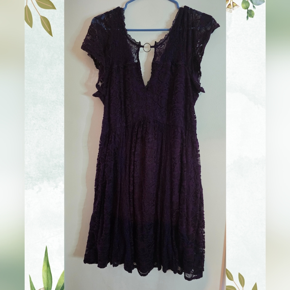 Torrid Purple Lace Dress